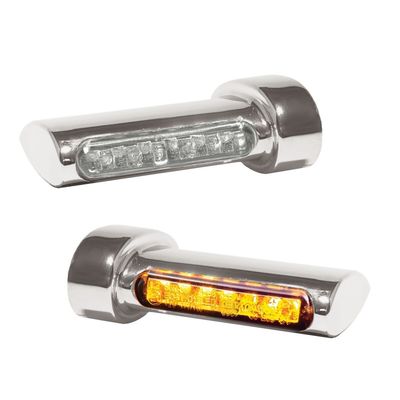 Blinkers HeinzBikes Winglets LED universal krom