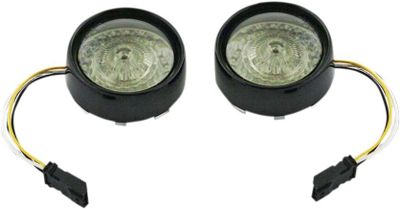 Blinkers Custom Dynamics ProBEAM Ringz LED matt rökfärgad H-D 92-23