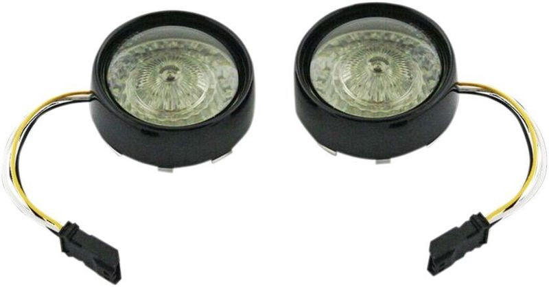 Blinkers Custom Dynamics ProBEAM Ringz LED matt rökfärgad H-D 92-23