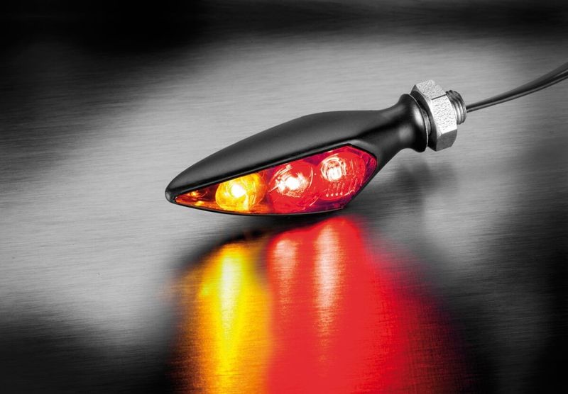 Blinkers baklykta Kellermann Rhombus DF Dark 3 svart vänster