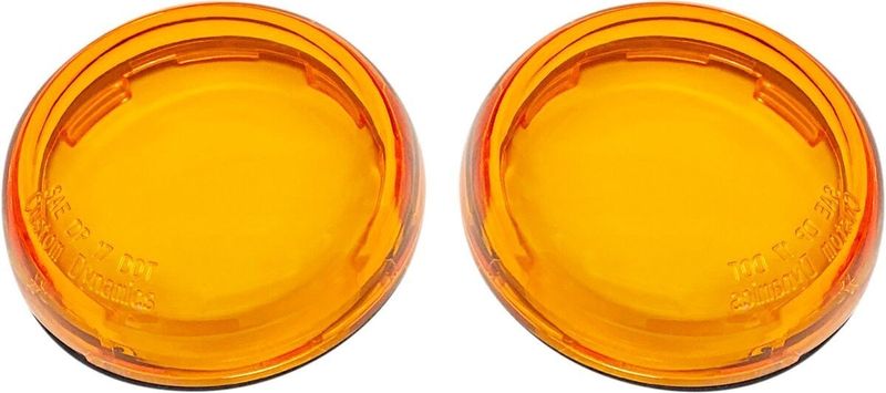 Glas blinkers Custom Dynamics ProBEAM Deuce-Style H-D 00-24 amber