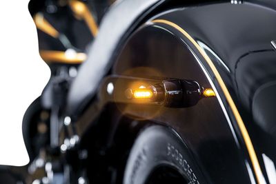 Blinkers baklykta HeinzBikes Aero Micro Winglets 3 blank svart universal