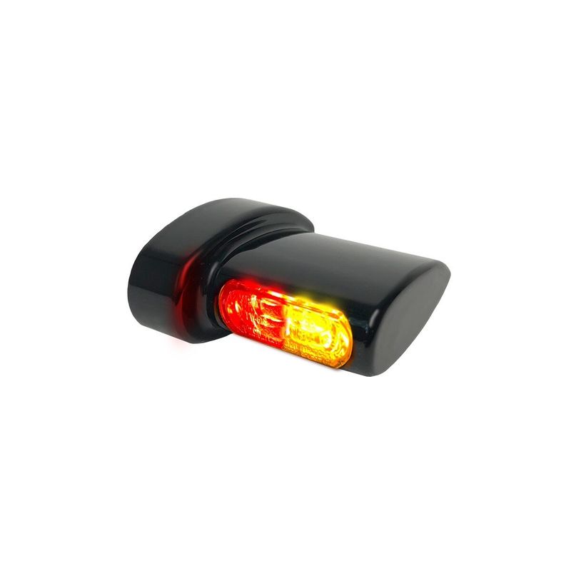 Blinkers baklykta HeinzBikes Aero Micro Winglets 3 blank svart universal