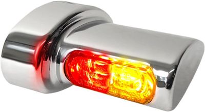 Blinkers baklykta HeinzBikes Aero Micro Winglets 3 krom aluminium universal