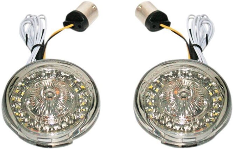 Insatser Custom Dynamics Dyn Probeam Dynamic Ringz LED H-D bullet style pop-off turn