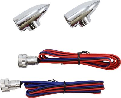Blinkers Paul Yaffe Bagger Nation Lightning Bullets LED orange krom