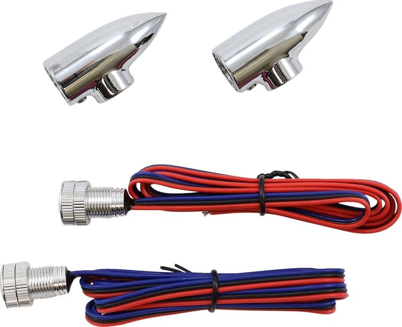 Blinkers Paul Yaffe Bagger Nation Lightning Bullets LED orange krom