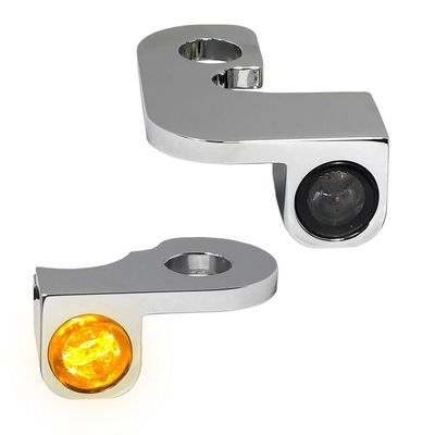 Blinkers styre HeinzBikes Nano PL krom Softail 90-14 HBTSN-FL-14-C-PL
