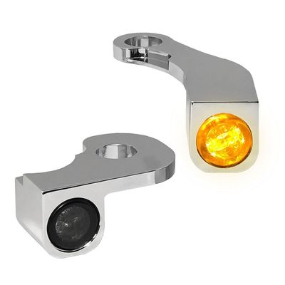 Blinkers styre HeinzBikes Nano PL Softail 18-24 krom