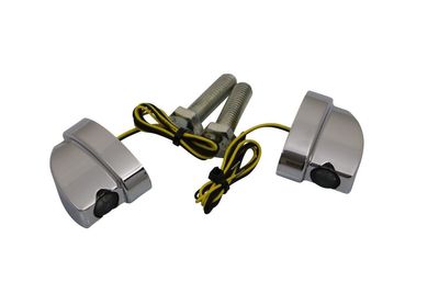 Blinkers HeinzBikes Nano Winglets universal krom