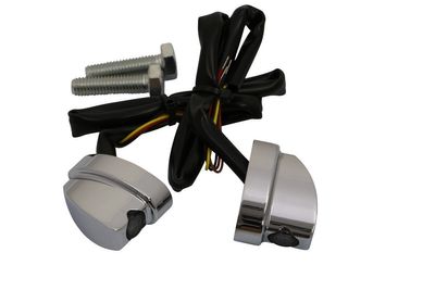 Blinkers baklykta HeinzBikes Nano Winglets 3 1 universal krom