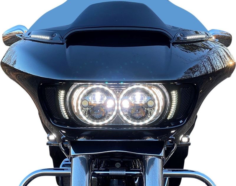Blinkers Custom Dynamics ProBEAM Glide Touring 15-24 blanksvart
