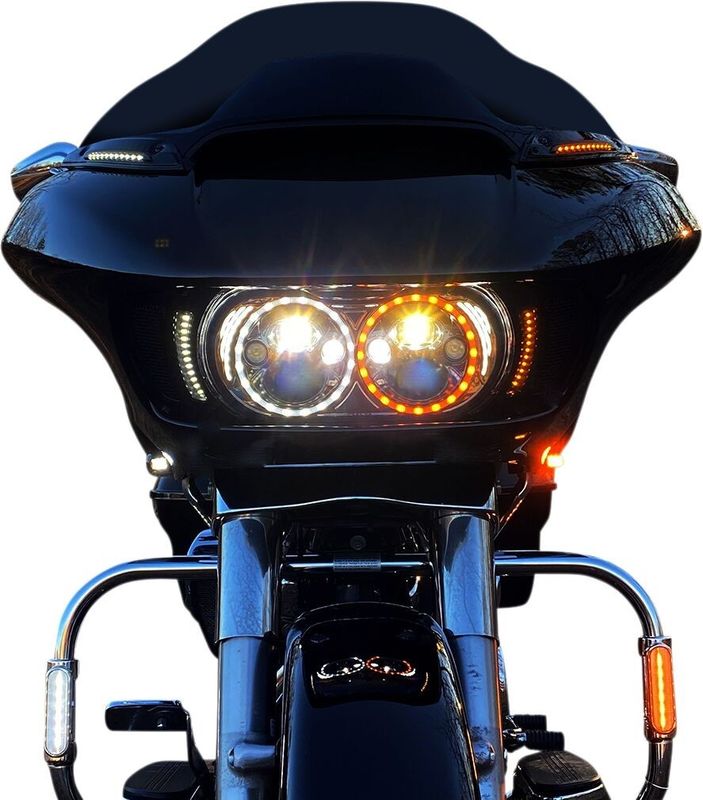 Blinkers Custom Dynamics ProBEAM Glide Touring 15-24 blanksvart