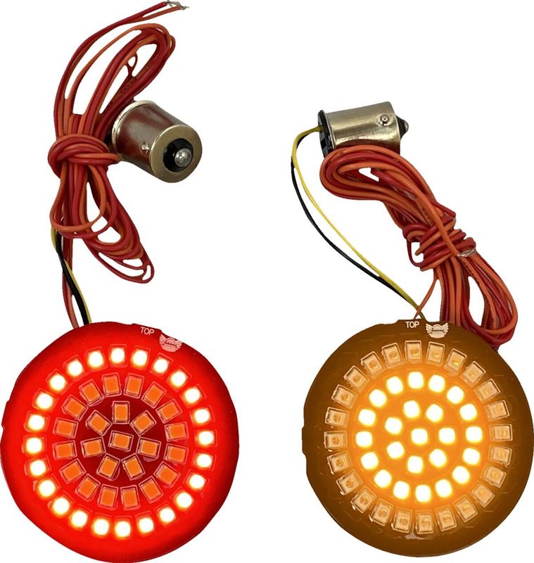 Insatser blinkers Custom Dynamics Dynamic Clusters2 Rtsig LED H-D 00-24