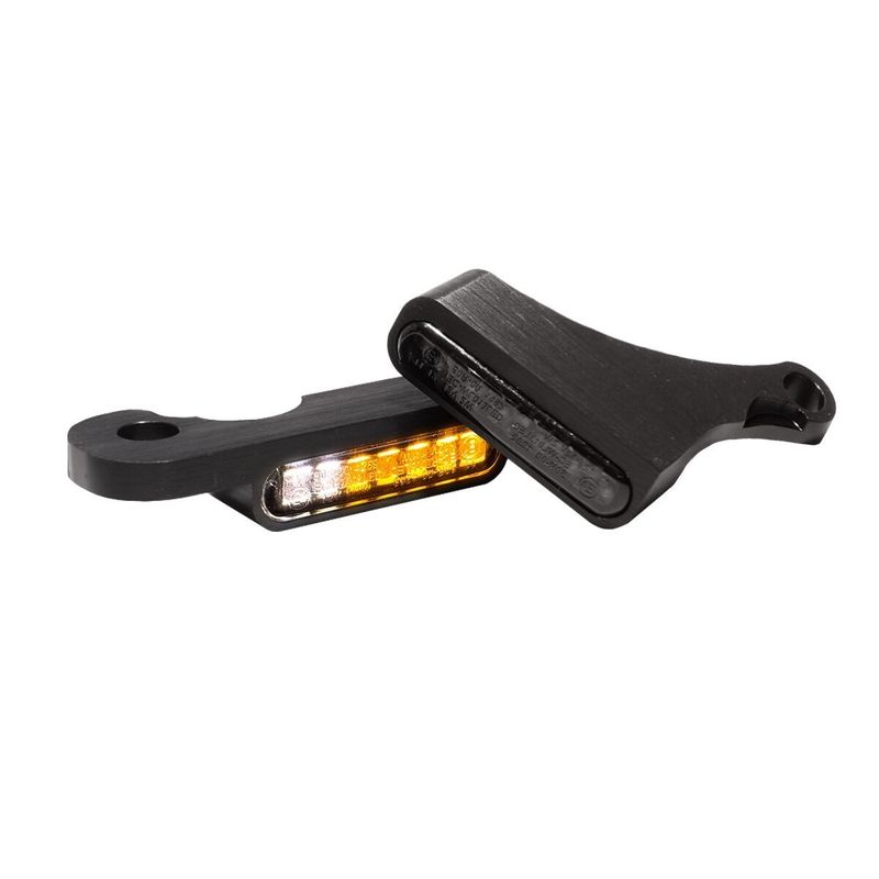 Blinkers HeinzBikes Stripes svart Sportster 90-03