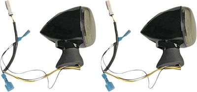 Blinkers fram Custom Dynamics ProBEAM Dynamic Ringz LED Indian 15-24 svart