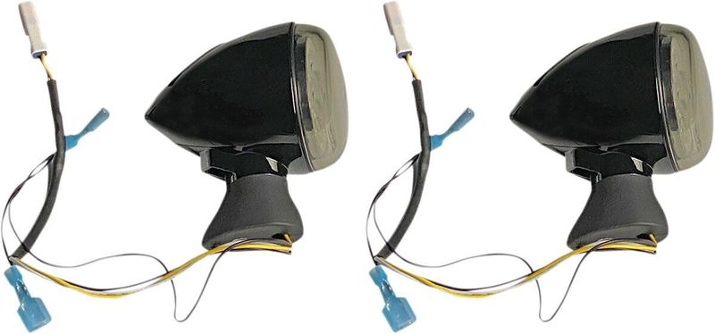 Blinkers fram Custom Dynamics ProBEAM Dynamic Ringz LED Indian 15-24 svart