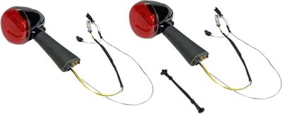 Blinkers bak Custom Dynamics ProBEAM Ringz LED Indian 15-24 svart/röd