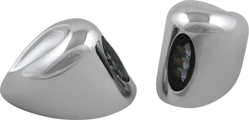 Blinkers fram Kodlin Elypse LED Touring 15-24, Softail 22-24 krom