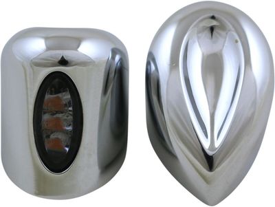 Blinkers fram Kodlin Elypse LED Touring 15-24, Softail 22-24 krom
