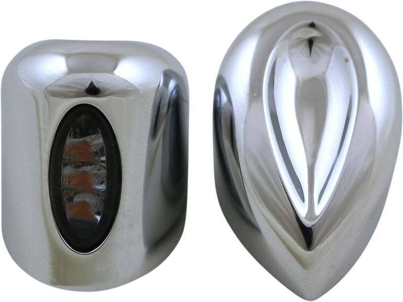 Blinkers fram Kodlin Elypse LED Touring 15-24, Softail 22-24 krom