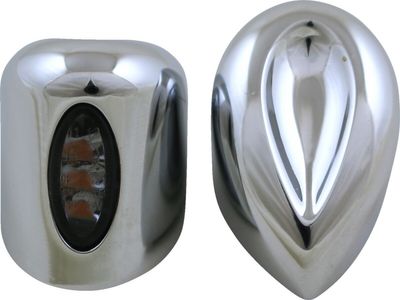 Blinkers fram Kodlin Elypse LED Touring 15-24, Softail 22-24 krom