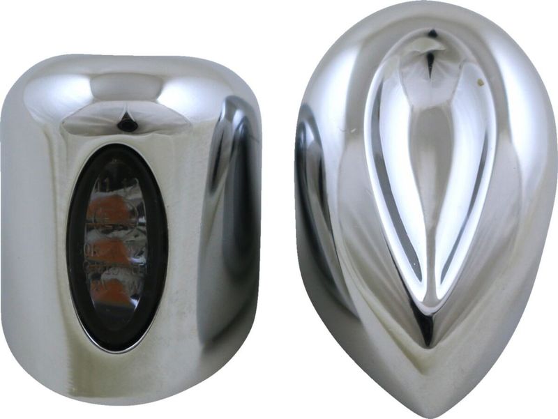 Blinkers fram Kodlin Elypse LED Touring 15-24, Softail 22-24 krom