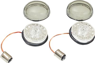 Insats blinkers bak Custom Dynamics ProBEAM röd LED rökfärgad H-D 07-upp