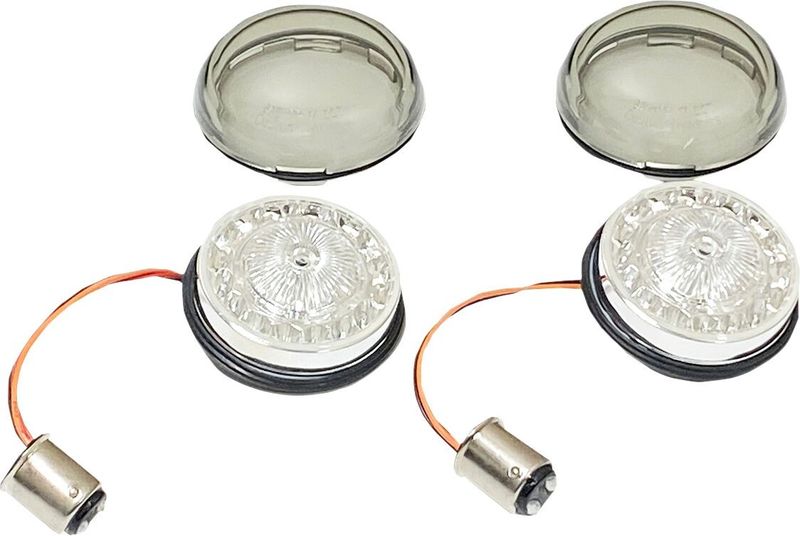 Insats blinkers bak Custom Dynamics ProBEAM röd LED rökfärgad H-D 07-upp