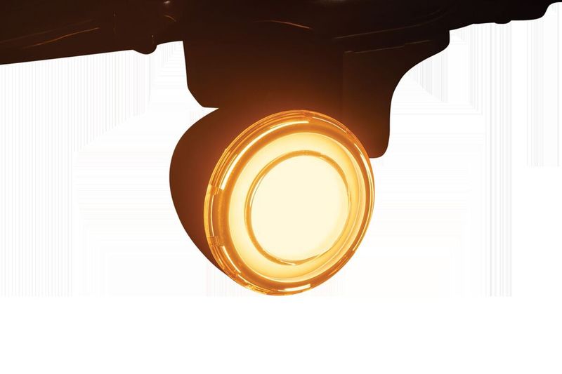 Blinkers fram Kuryakyn Tracer L E D rökfärgad LED H-D 00-24