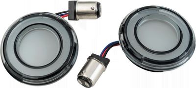 Blinkers fram Kuryakyn Tracer L E D rökfärgad LED H-D 00-24