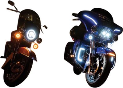 Blinkers fram Kuryakyn Tracer L E D H-D 00-24