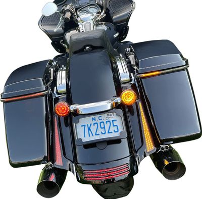 Insatser blinkers Custom Dynamics SMART Tsig LED röd Touring 14-upp