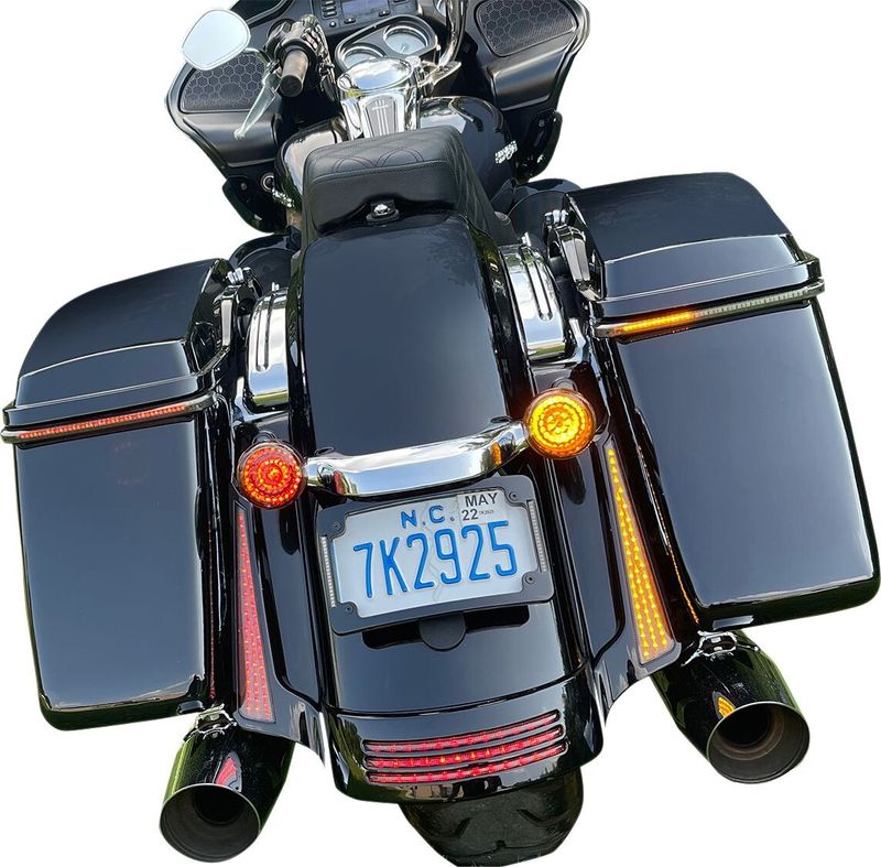Insatser blinkers Custom Dynamics SMART Tsig LED röd Touring 14-upp