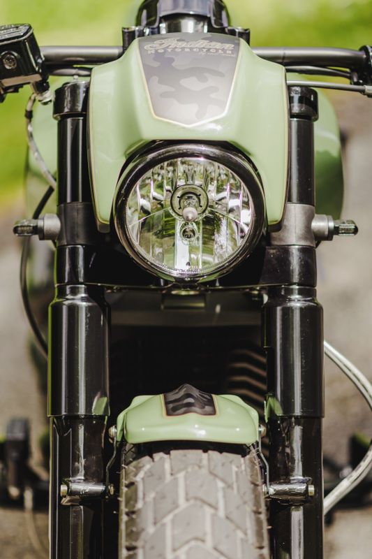 Blinkers fram Cult-Werk Shorty svart Indian Scout 15-24
