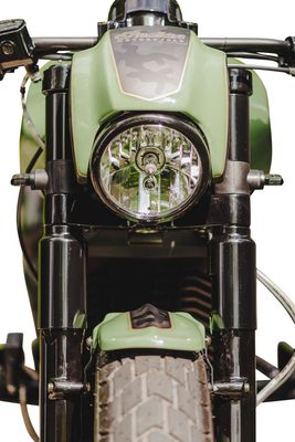 Blinkers fram Cult-Werk Shorty svart Indian Scout 15-24