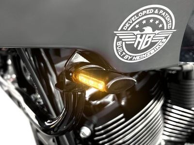 Blinkers HeinzBikes svart FXLRST Low Rider ST 22-26