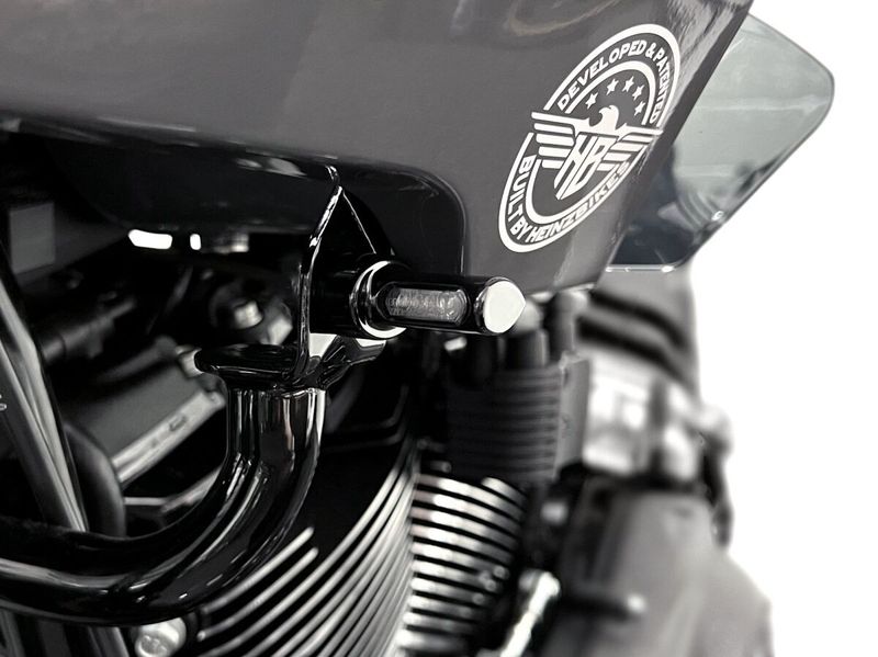 Blinkers fram HeinzBikes Micro svart anodiserad FXLRST Low Rider ST 22-26