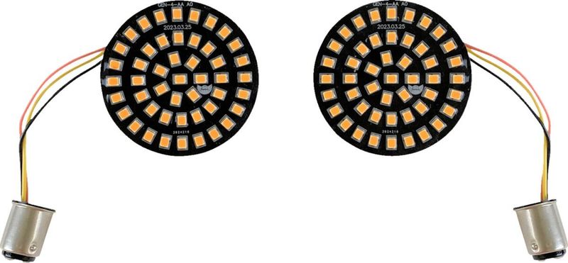 Blinkersinsats Custom Dynamics Genesis LED orange 1157