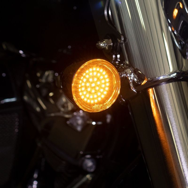 Blinkersinsats Custom Dynamics Genesis LED orange 1157