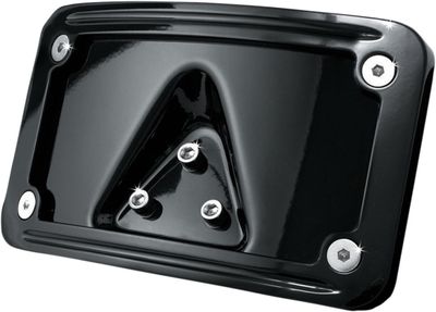 Fäste nummerplåt Kuryakyn Laydown svart Honda 02-09
