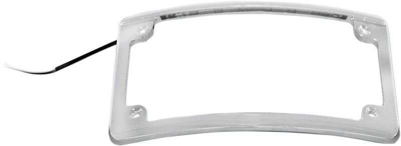 Nummerplåtsram Custom Dynamics LED krom