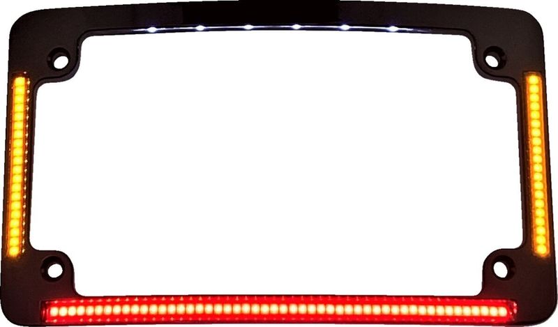 Nummerplåtsram Custom Dynamics All-in-One Truflex LED TF05-B