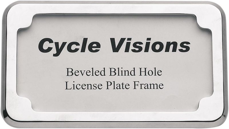 Nummerplåtsram Cycle Visions Beveled