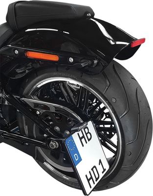 Nummerplåtshållare sidomonterad Heinz Bikes Bonneville Bobber 17-20 svart