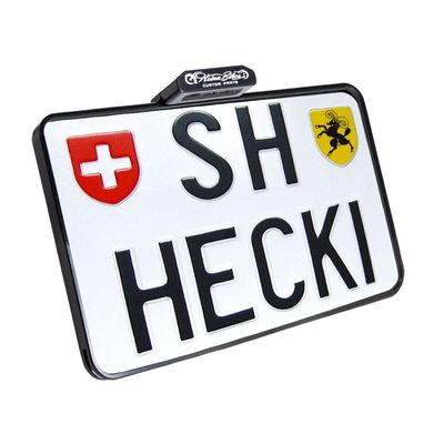 Nummerplåtshållare Heinz Bikes R9T 14-20 svart Schweiz