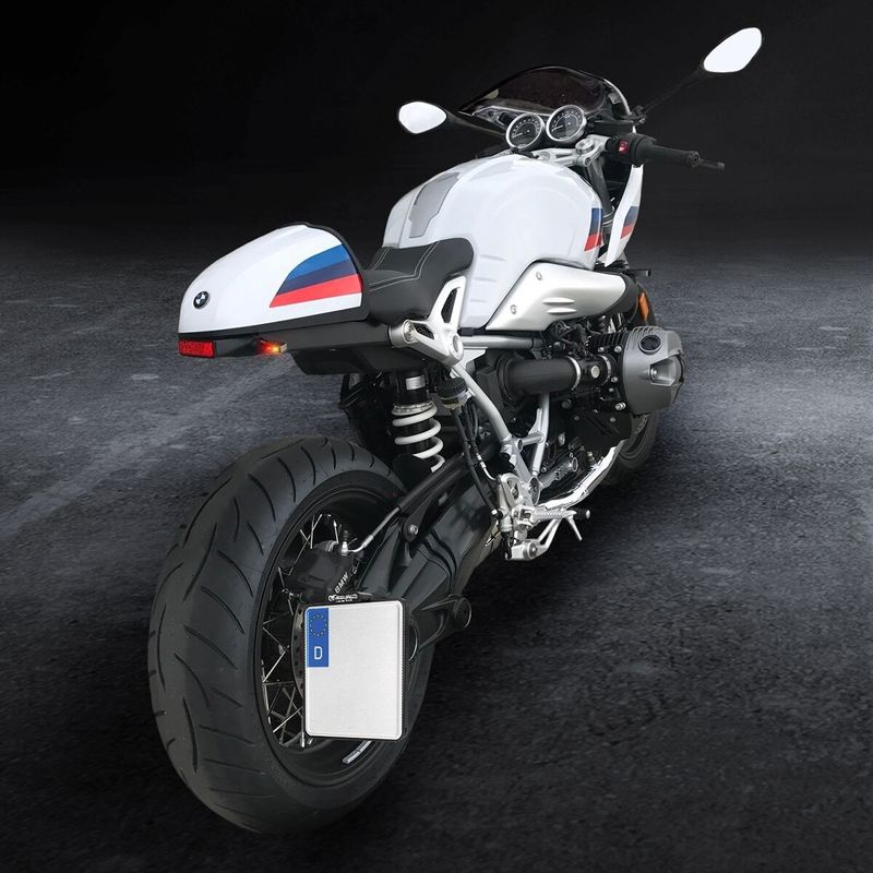 Nummerplåtshållare Heinz Bikes R9T 15-20 svart Tyskland 220 mm