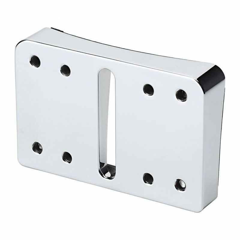Adapter nummerplåtshållare HeinzBikes Blokks Fits models with classic m.fl. krom