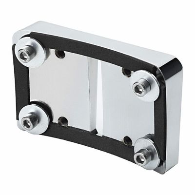 Adapter nummerplåtshållare HeinzBikes Blokks Fits models with classic m.fl. krom