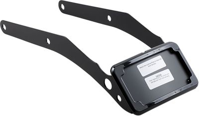 Fäste Cycle Visions Curved License Frame svart Softail 18-24